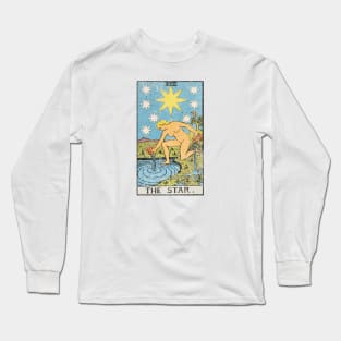 The star tarot card (distressed) Long Sleeve T-Shirt